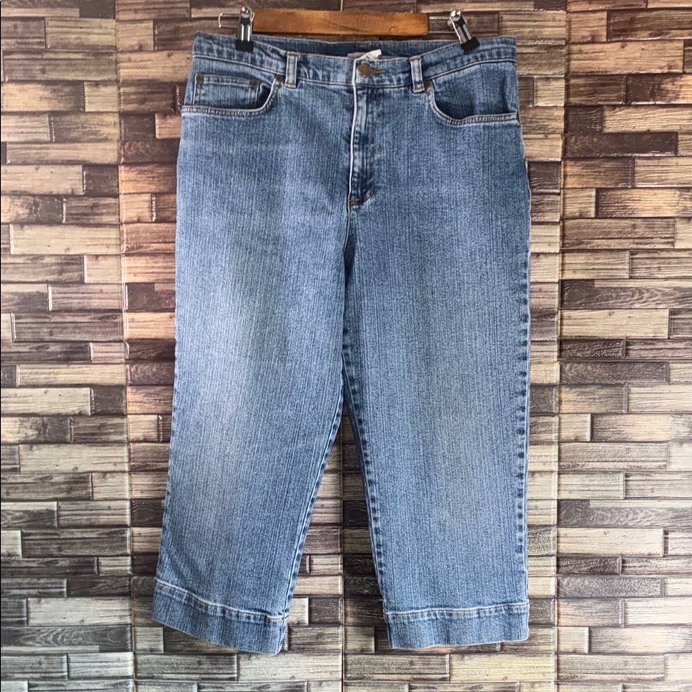 Vintage Jones Sport Blue Denim Capri Jeans Size 12
